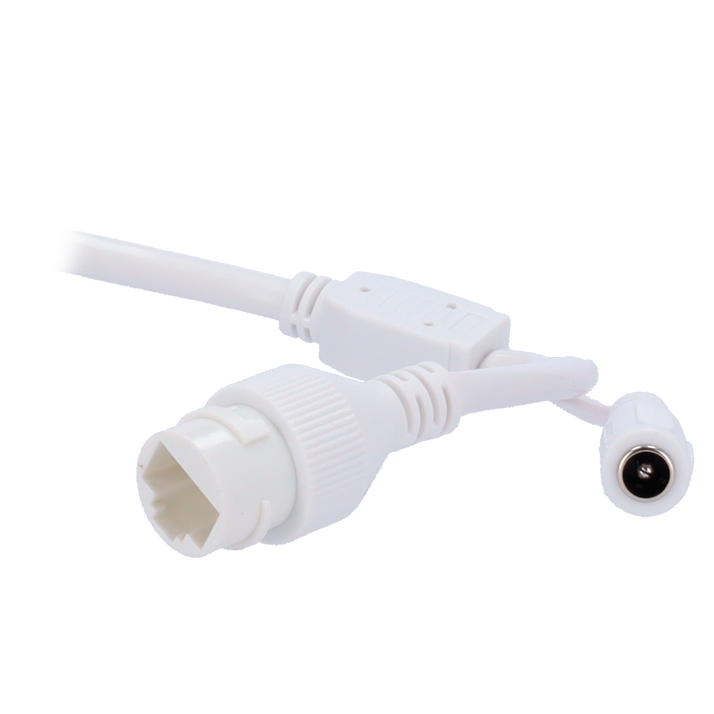 connettore rete rj45 e alimentazione per telecamera ip poe