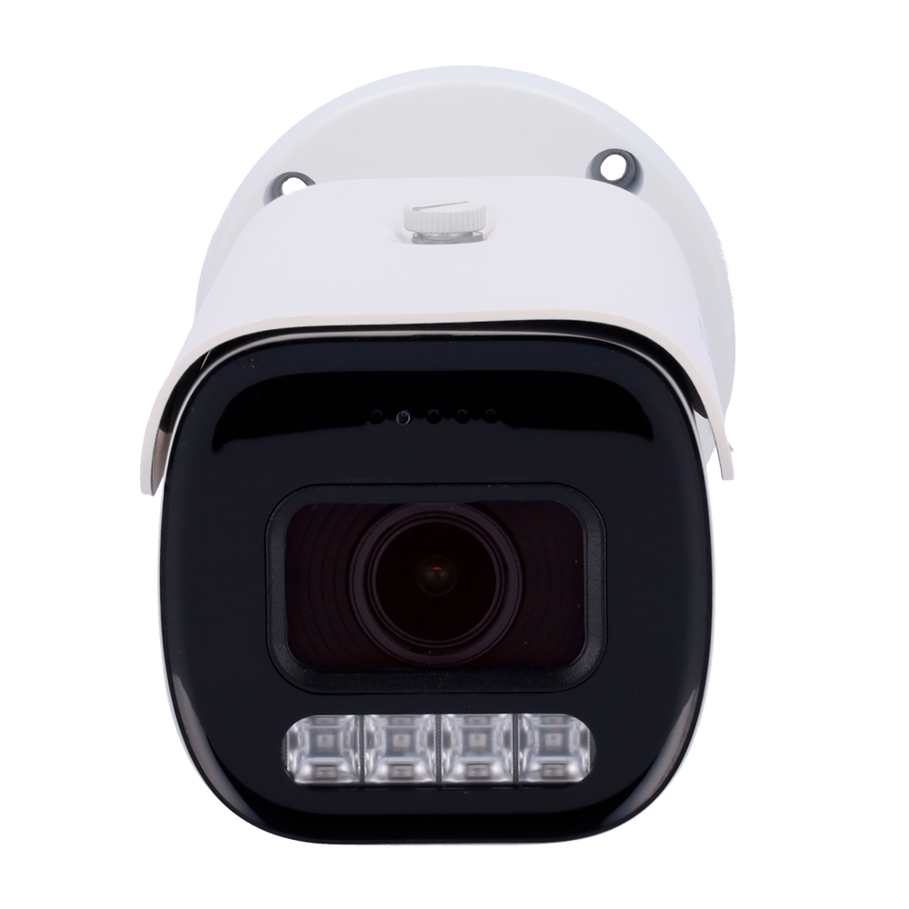 telecamera bullet ip ai vista frontale con illuminatore ir