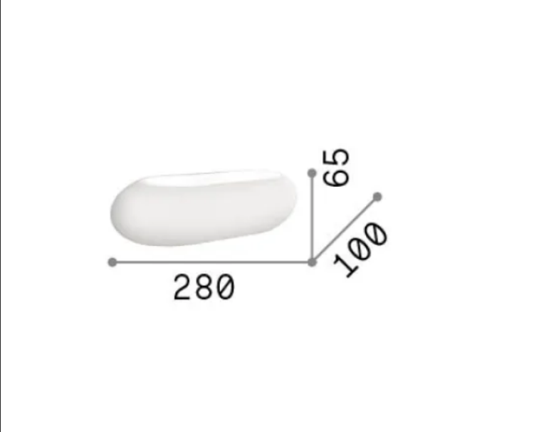 applique da parete per interni ideal lux moris ap2 bianca luce diffusa