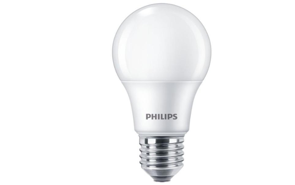 lampadina led e27 philips corepro a60 8w 3000k smerigliata