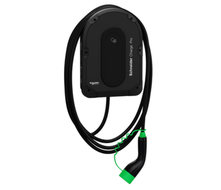 stazione di ricarica veicoli elettrici schneider electric charge pro 22 kw con cavo type 2