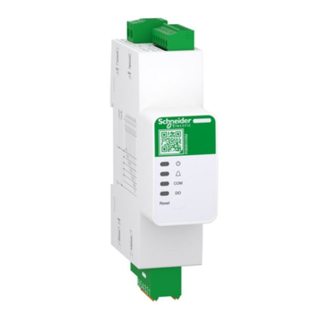 Misuratore energia Resi9 Schneider Electric 80A 6 canali Modbus RS485 vista frontale
