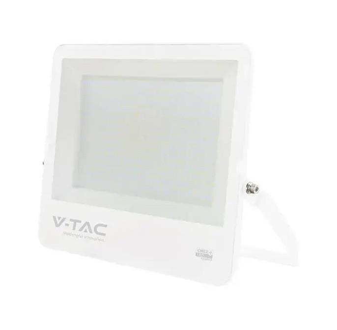proiettore led da esterno v tac 300w bianco ip65 luce fredda 6500k
