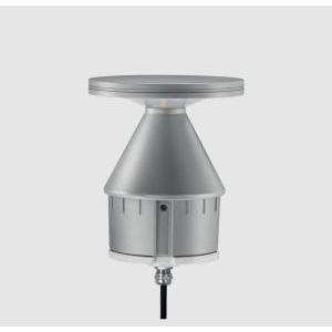 Palo led esterno 12,5w 3000k 5553anag3k antracite+grigio alluminio goccia