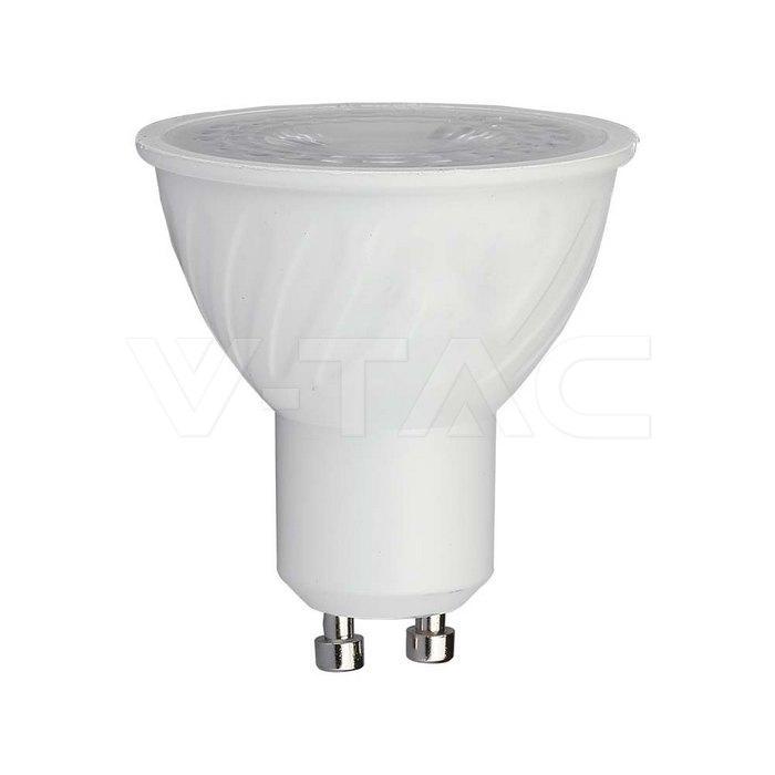 lampadina led gu10 v tac 6w 4000k vista frontale