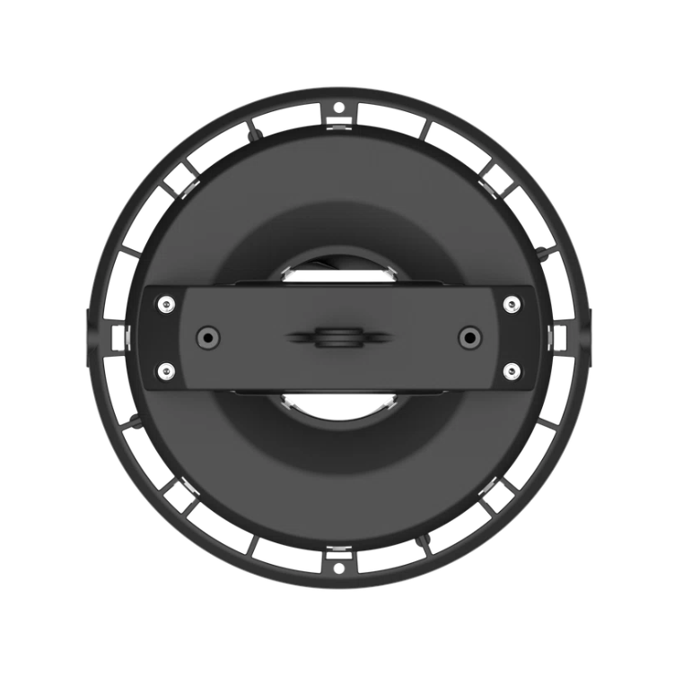 campana led highbay vista inferiore con diffusore e gruppo ottico