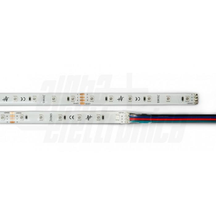 dettaglio striscia led rgb smd 3535 60 led metro