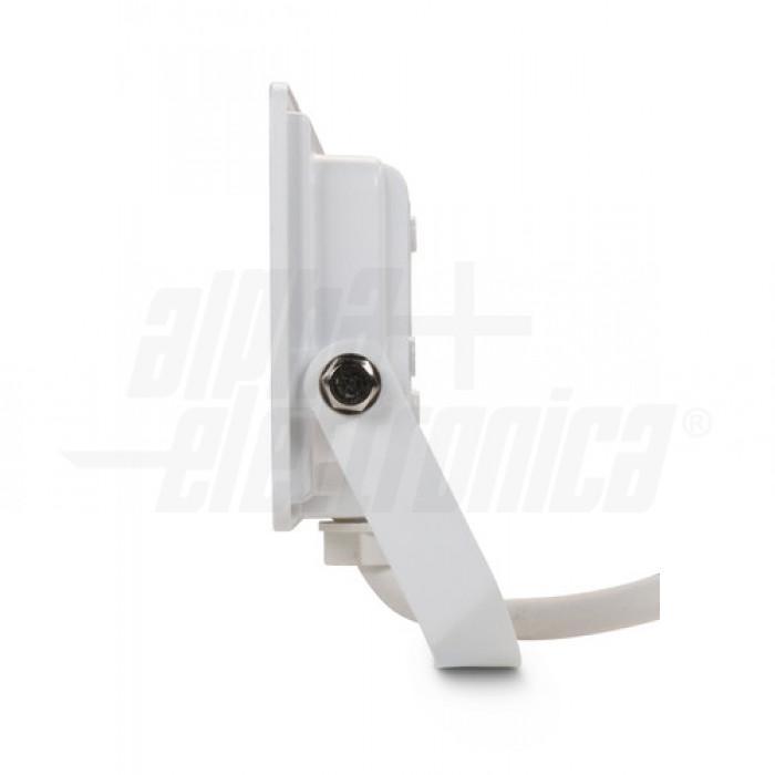 proiettore led bianco con staffa di fissaggio ip65