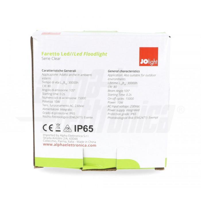 confezione proiettore led serie clear ip65