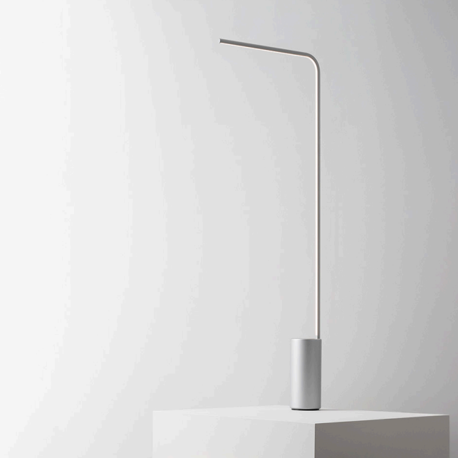 lampada da terra artemide veil floor 1 arm grigia design minimale