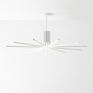 Lampada sospensione bianca led 150 cm  1558020a