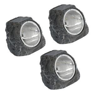 Luce solare led 135mm  48505 rocce grigie