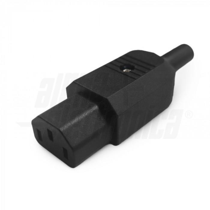 presa alimentazione iec c13 volante dritta alpha elettronica