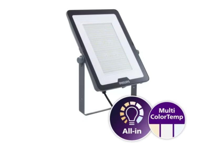 proiettore led philips ledinaire 180w ottica asimmetrica con staffa