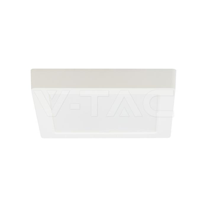 plafoniera pannello led quadrato bianco vista frontale