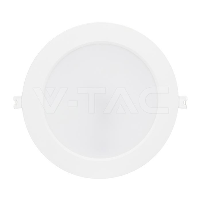 pannello led rotondo con selettore cct 3 temperature colore