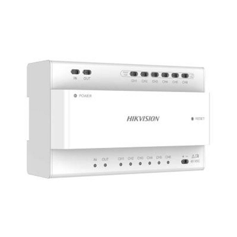 modulo distributore hikvision per impianto videocitofonico 2 fili