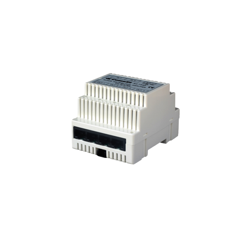 derivatore di piano ip vip comelit su guida din con porte rj45