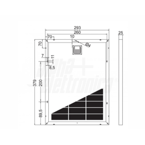 Pannello solare monocristallino 15w 379x293 alpha - pankit15/v