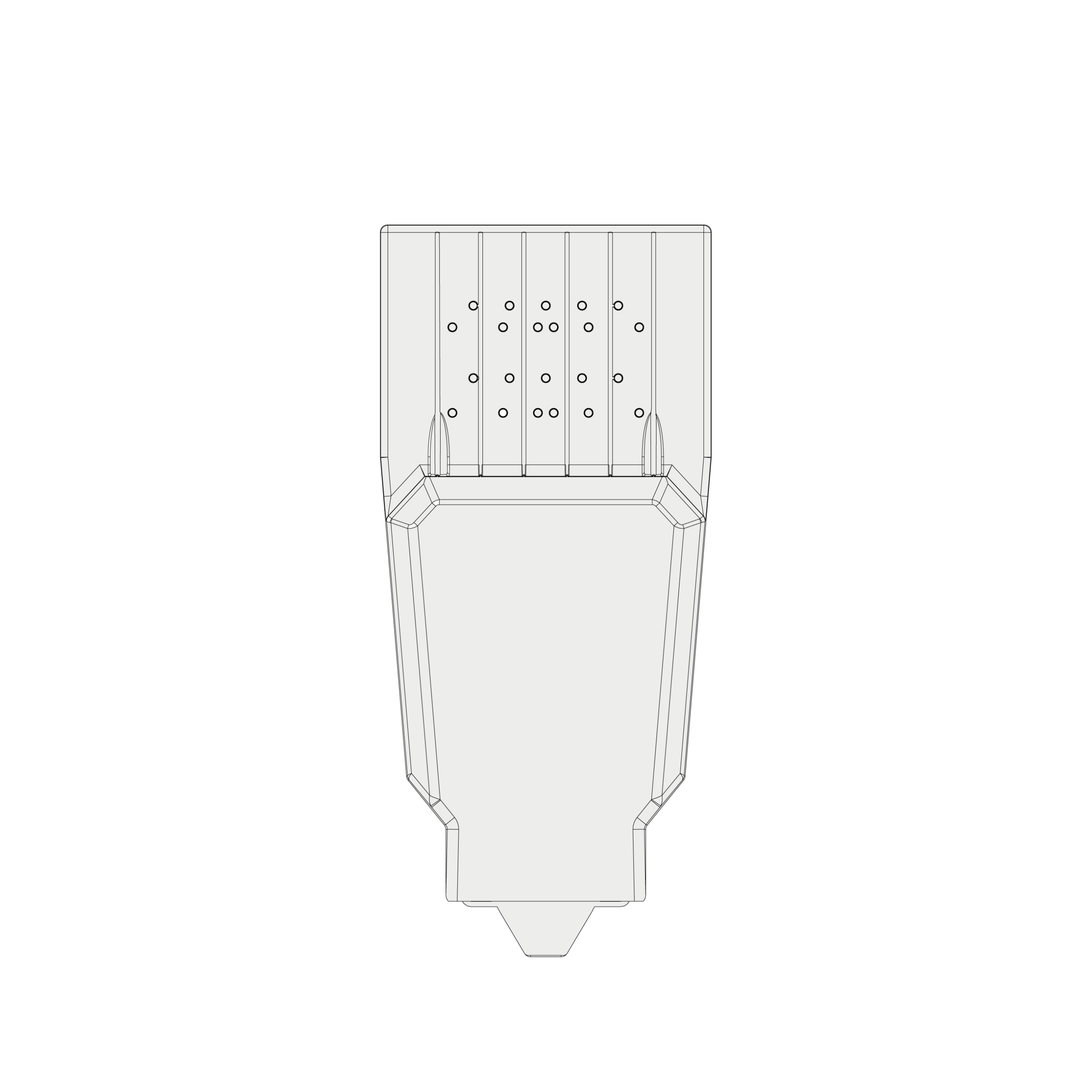 quote armatura stradale led 475 230 75 mm disegno tecnico armatura stradale led con quote 475 230 75 mm