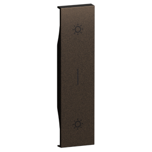 Cover comando luci bronzo  1 modulo (per item k4036)  living now - kb05l