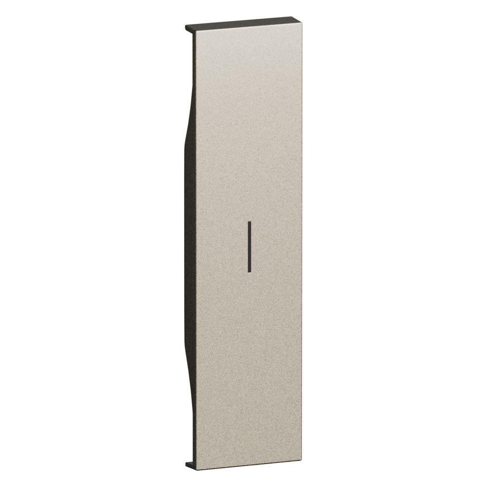 cover illuminabile 1 modulo living now bticino champagne vista frontale