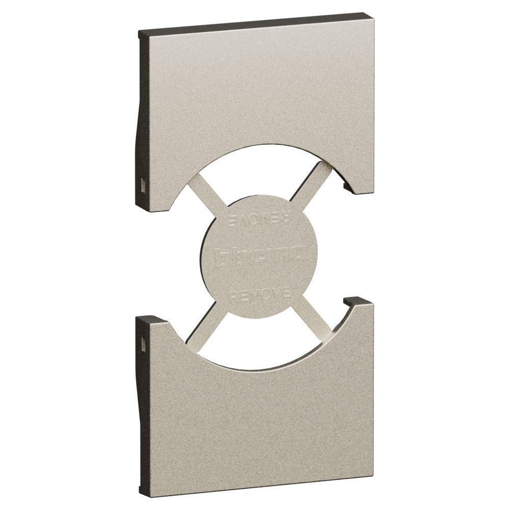 cover per prese standard italia p40 2 moduli champagne living now bticino