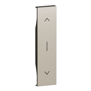 Cover illuminabile per pulsante interbloccato 1 modulo champagne  living now -  kc05