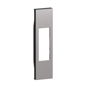 Cover per prese standard italia p11 e p17/11 steel 1 modulo living now  - ks02