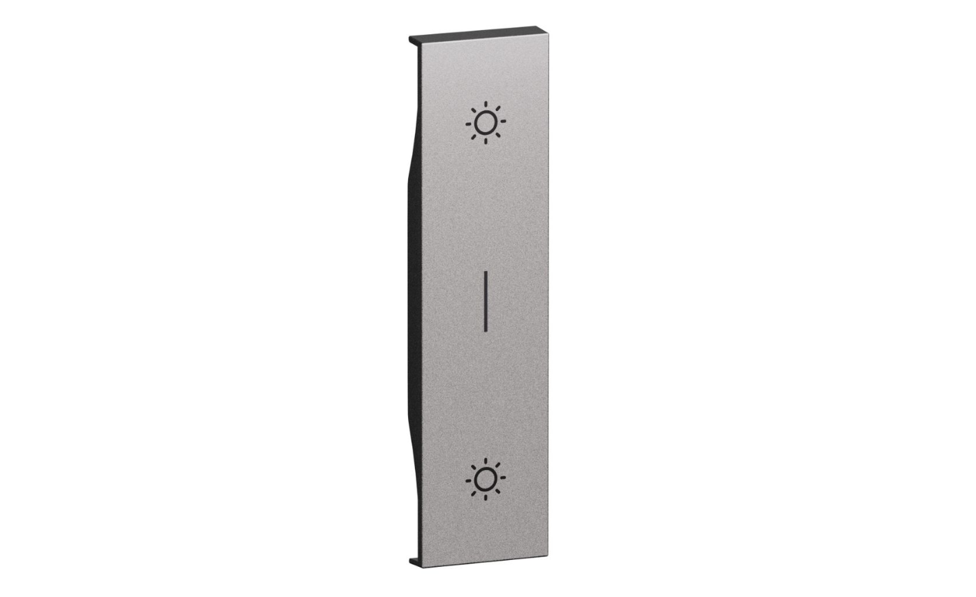 cover living now 1 modulo steel compatibile k4036 cover bticino living now ks05l 1 modulo finitura steel per k4036