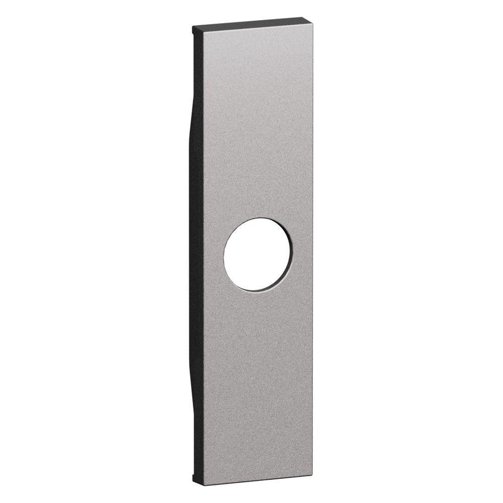 cover per presa tv 1 modulo finitura steel bticino living now