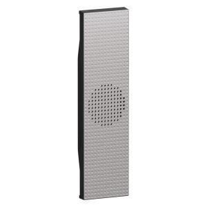 Cover suoneria ronzatore 1 modulo steel  ks15