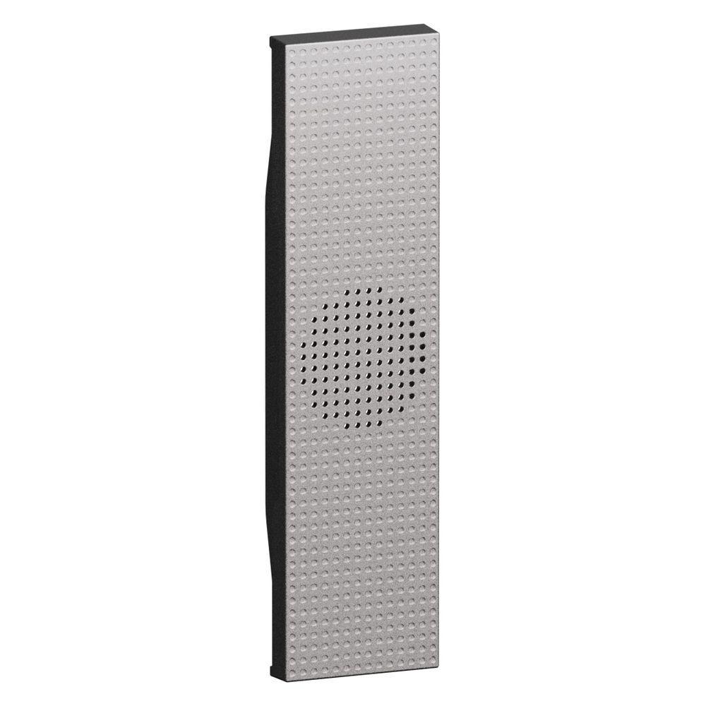 cover steel 1 modulo bticino living now per suoneria e ronzatore
