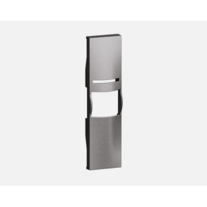 Cover per comando ir 1 modulo finitura steel  living now - ks16