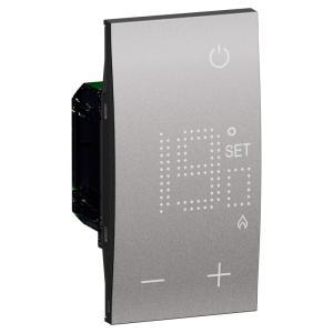 Termostato display retroilluminato 2 moduli  living now  ks4691