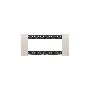 Placca 6 moduli champagne 192mm  - ka4806kc