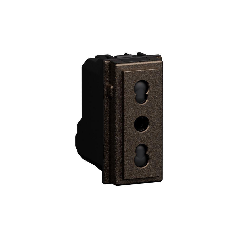 presa bticino living now bronze 2p t 16a 250v 1 modulo