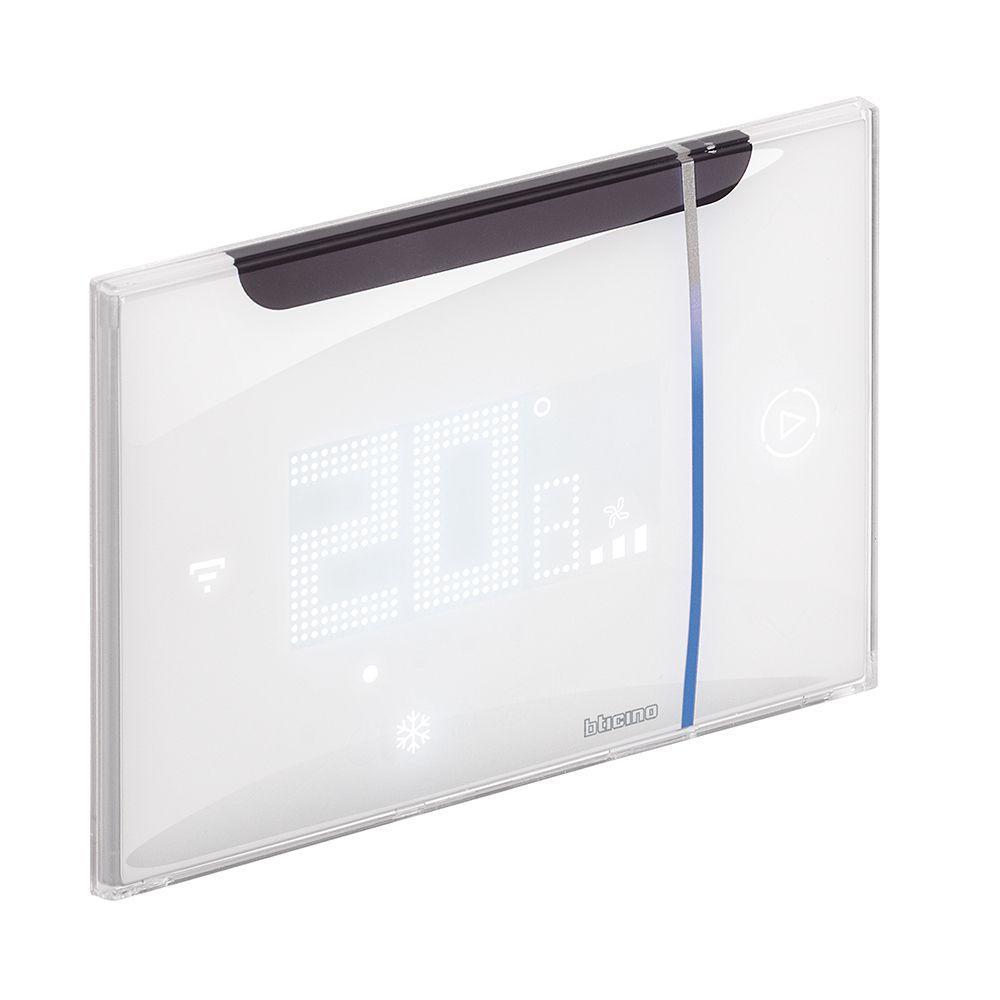 termostato connesso wifi da incasso bticino smarther ac bianco vista frontale