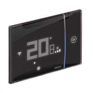 Termostato wifi incasso nero 3 moduli  xg8003