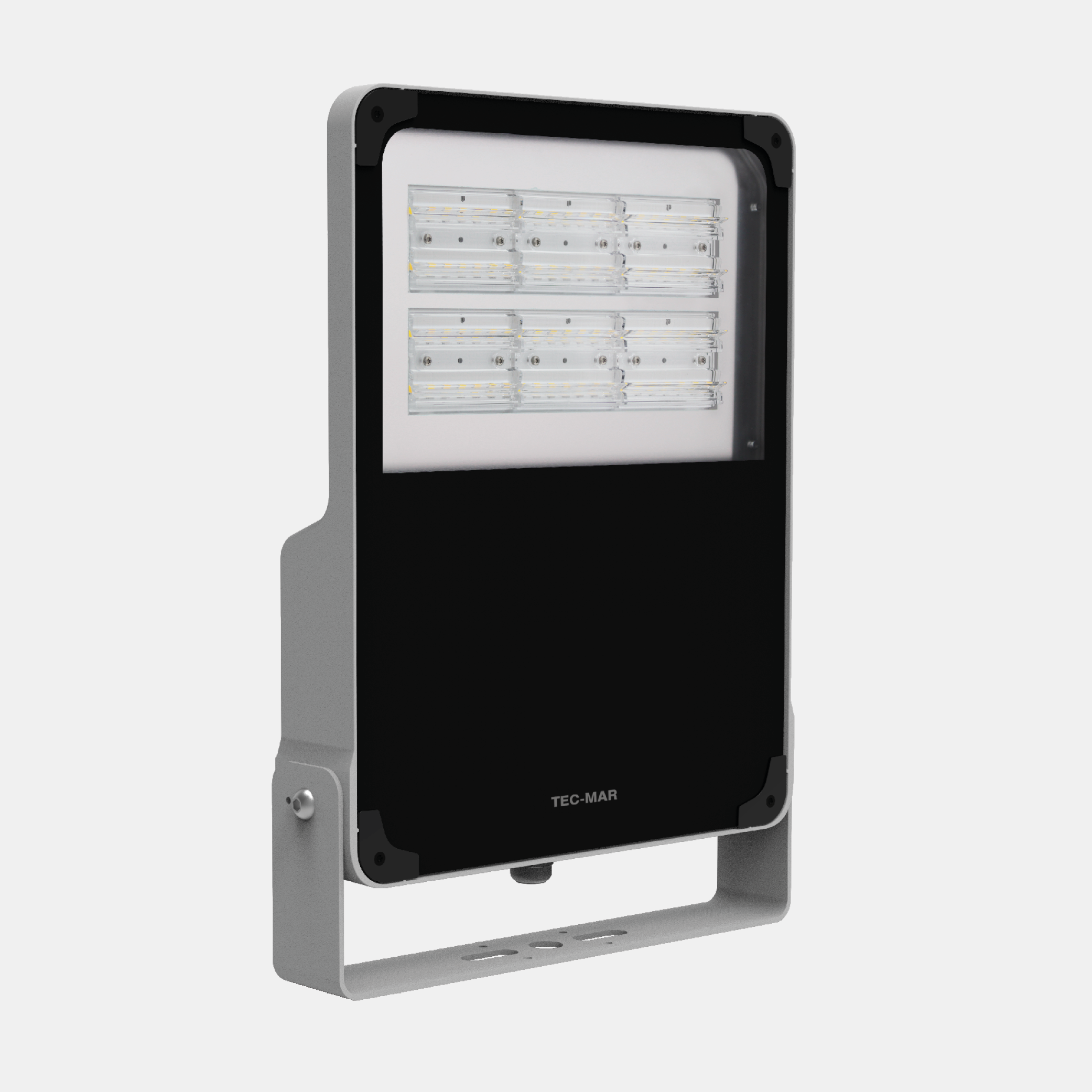 proiettore led tec mar best 4 ar silver vista frontale