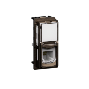 Connettore categoria rj11, connessione tipo k10 - 1 modulo. bronze living now  - kb4258rj11