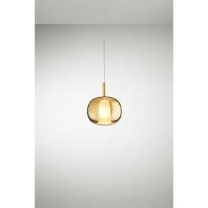 Lampada sospensione vetro oro 8254 or