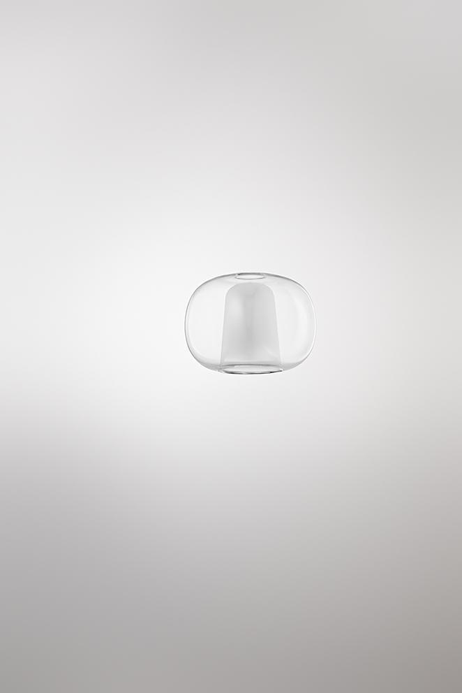 diffusore in vetro borosilicato trasparente per lampada interno perenz