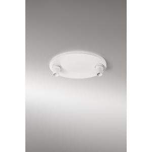 Supporto soffitto plafoniera bianco 40x25  8590 b
