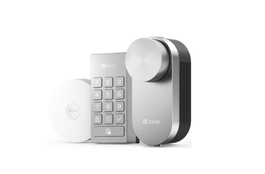 kit serratura intelligente ezviz dl01 pro con tastiera e hub