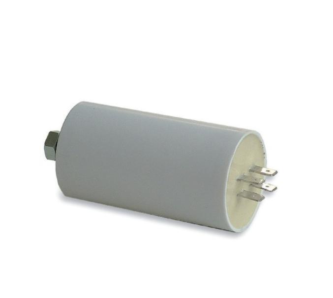 condensatore di rifasamento per motore 8uf 450 vac tecno switch con terminali faston 63
