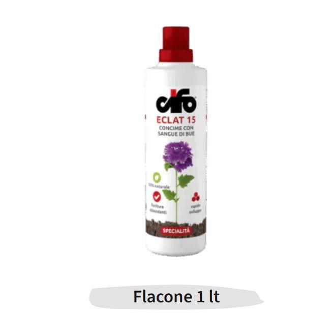 concime liquido con sangue di bue cifo eclat 15 flacone