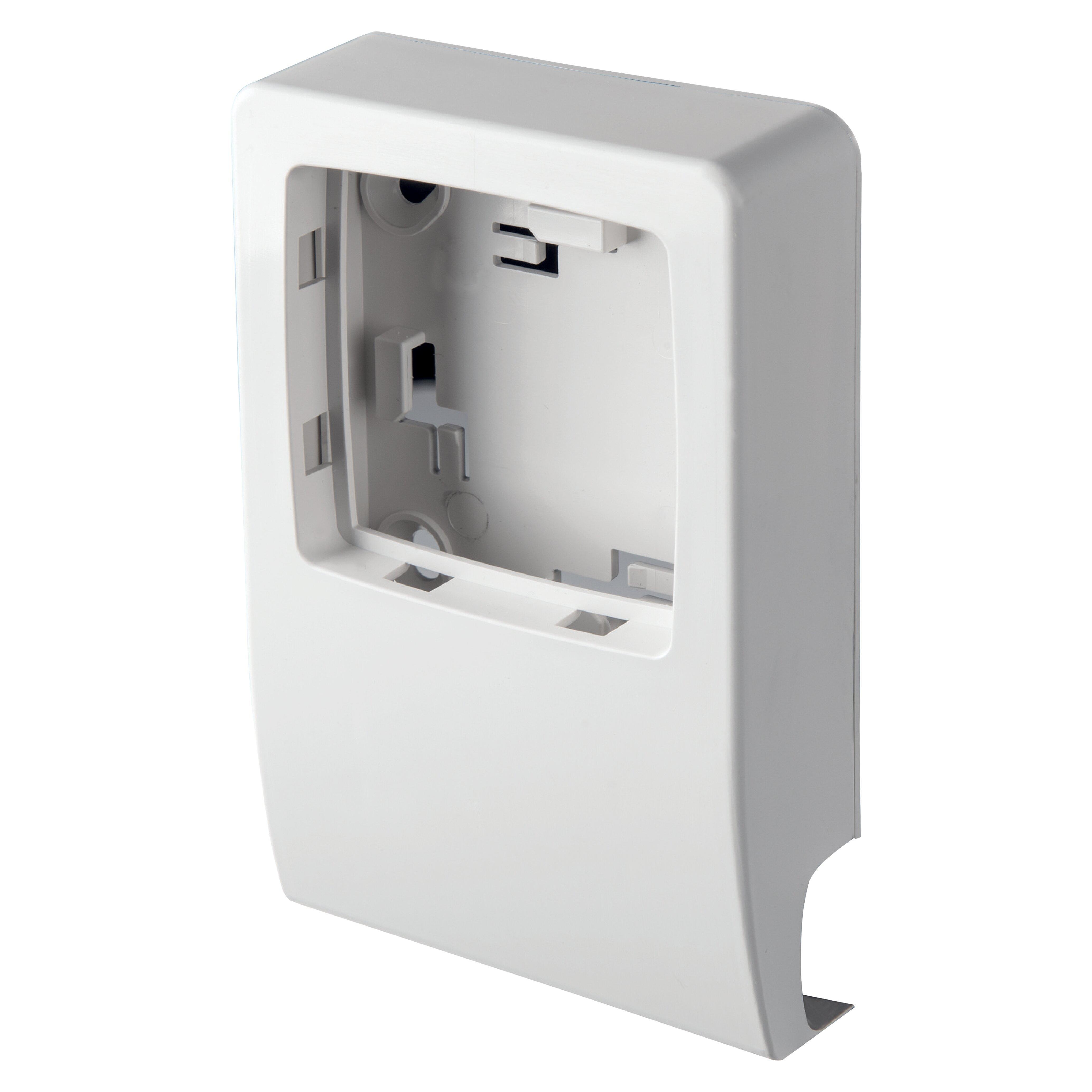 scatola porta apparecchi a parete elettrocanali 22x13 bianca per saillie