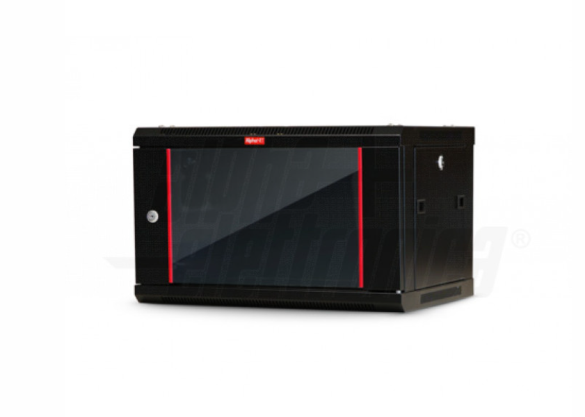 armadio rack a parete 19 pollici 6u nero porta vetro armadio rack a muro 19 pollici 6u nero con porta in vetro