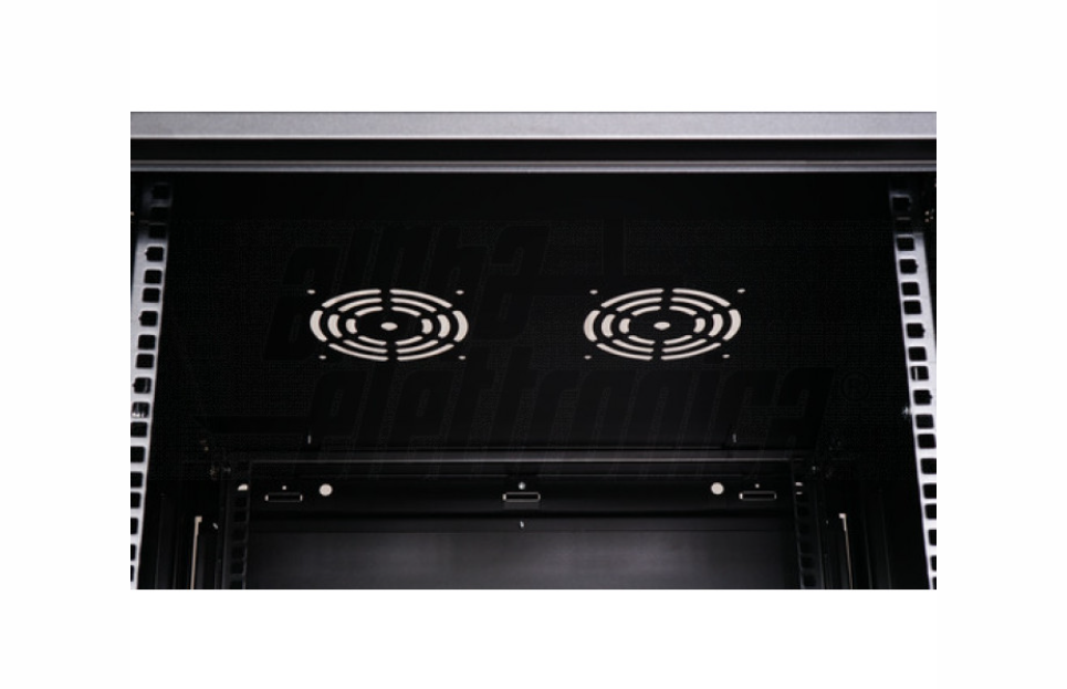 predisposizione ventilazione armadio rack a muro pannello superiore interno armadio rack con predisposizione ventilazione sul pannello superiore